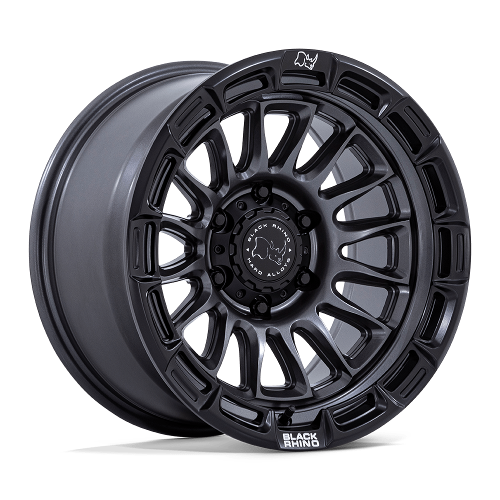 Black Rhino Hard Alloys RIVAL 17X8.5 5X5 71 +10 M-GNMTL M-BLK