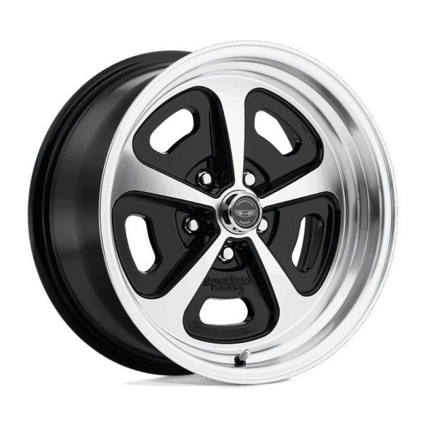 American Racing Vintage VN501 17X8 5X4.75 G-BLK MACH 00MM