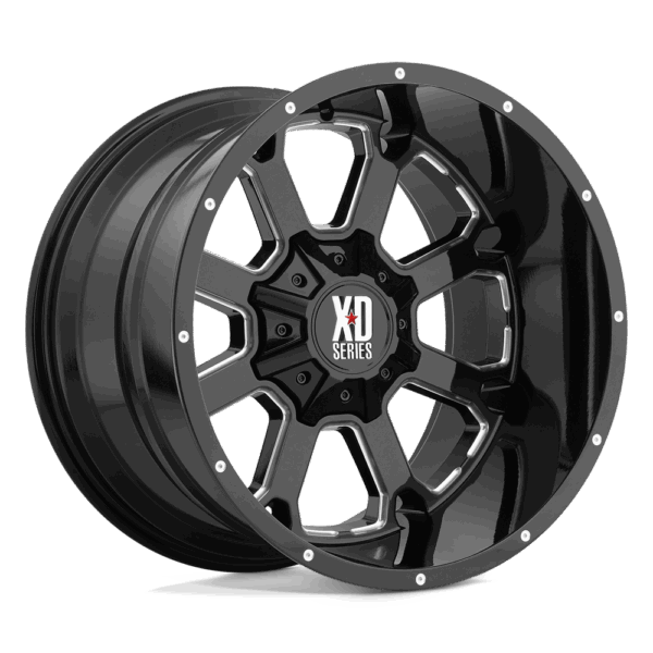 XD XD825 20X10 6X135/5.5 G-BLK MILL -24MM
