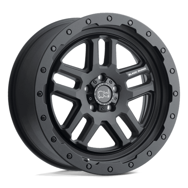 Black Rhino Hard Alloys BR BARSTOW 20X9.5 5X127 -18 71 TXT M-BLK