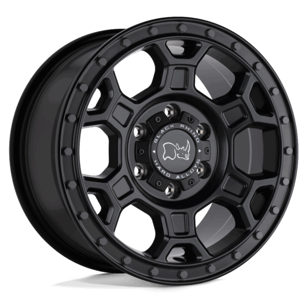 Black Rhino Hard Alloys BR MIDHILL 17X8 6X130 +45 84 M-BLK GM HW