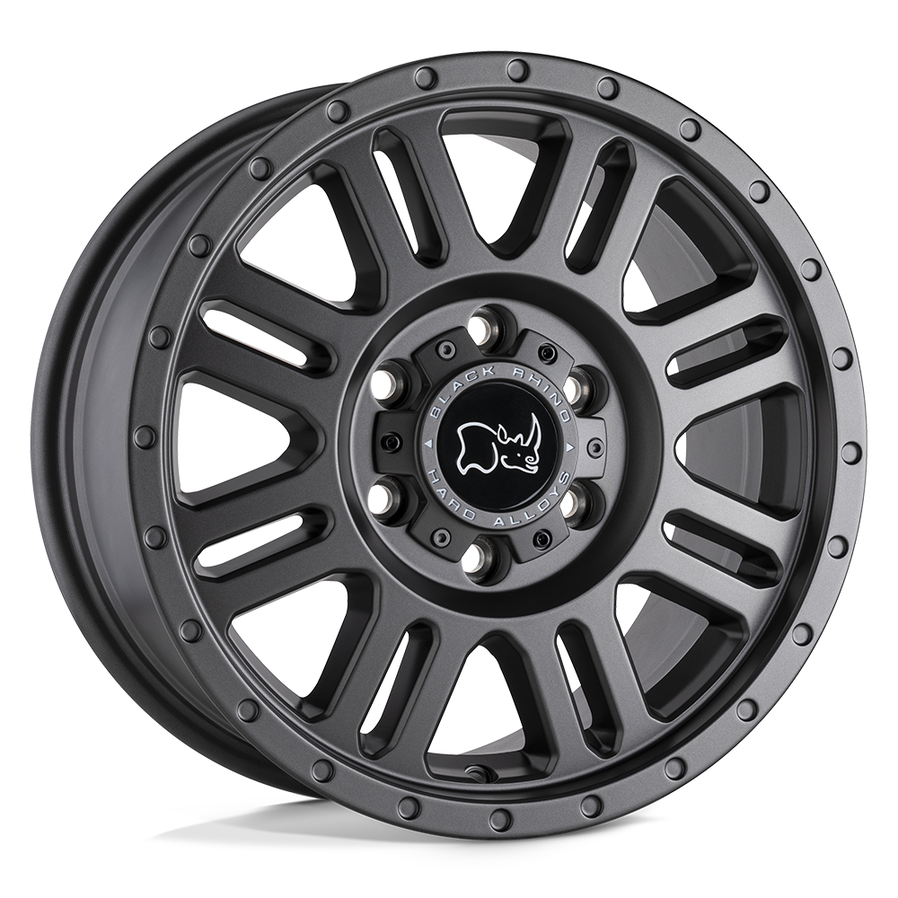 Black Rhino Hard Alloys YELLOWSTONE 16X8 6X130 +38 84 M-GNMTL