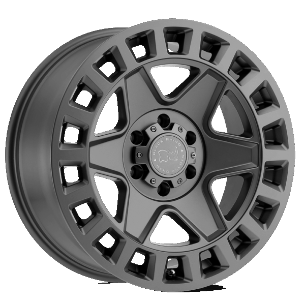 Black Rhino Hard Alloys BR YORK 17X8 6X130 +52 84 M-GNMTL